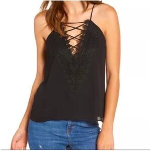 ⭐️3️⃣ for $20 ⭐️ WAYF black lace camisole size small